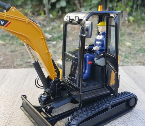SANY SY35U Hydraulic Excavator 1/20 Diecast Truck Pre-built Model view2
