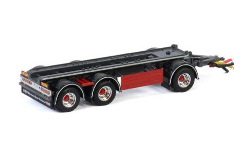 WSI DRAWBAR FLATBED trailer premium line 1/50 DIECAST Pre-built Model view2
