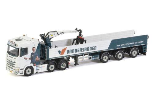 WSI 1:50 SCANIA S CS20N 6X2 TWINSTEER BRICK TRAILER-3 AXLE VANDERSANDEN view3