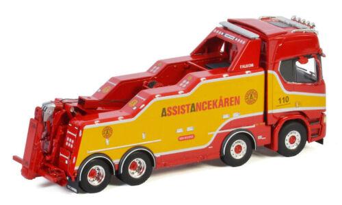 WSI SCANIA R HIGHLINE CR20H 8X4 FALKOM ASSISTANCEKAREN 1/50 Truck Pre-built view2