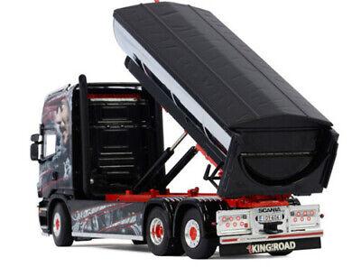 WSI 1/50 SCANIA R5 TOPLINE 6X2 AXLE HOOKLIFT+HOOKLIFT CONTAINER ASPHALT view4