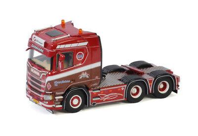 WSI SCANIA R NORMAL CR20N 6X2 TAG AXLE CLAUS MADSEN 1/50 DIECAST Truck Model view2