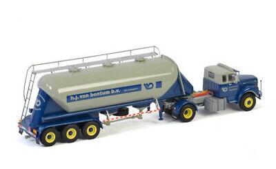 WSI SCANIA L110 TORPEDO 4X2 BULK TRAILER VAN BENTUM 1/50 DIECAST Truck Model view4