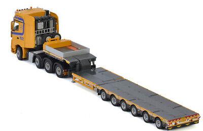 WSI 1/50 MERCEDES ACTROS MP4 SLT GIGA SPACE 8X4 LOW LOADER KTF HARLINGEN view4
