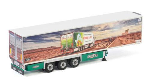 WSI Verbeke REEFER TRAILER 3 AXLE 1/50 DIECAST Truck Pre-built Model view2