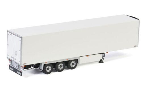 WSI REEFER TRAILER 3 AXLE white 1/50 DIECAST Truck Pre-built Model view2