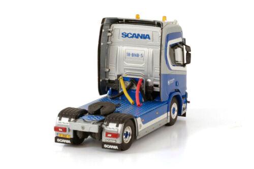 WSI SCANIA R HIGHLINE CR20H 4X2 VAN HARTEN TRANSPORT 1/50 DIECAST Truck view4
