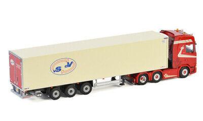 WSI SCANIA S HIGHLINE CS20H 6X2 TWINSTEER REEFER TRAILER 1/50 Diecast Model view3