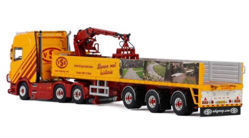 WSI 1/50 SCANIA S HIGHLINE CS20H 6X2 TAG AXLE BRICK TRAILER-3 AXLE VSB GROEP view3