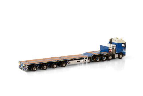 WSI VOLVO FH4 8X4 GLOBETROTTER NOOTEBOOM TELESTEP 4 AXLE BAETSEN 1/50 Truck view3