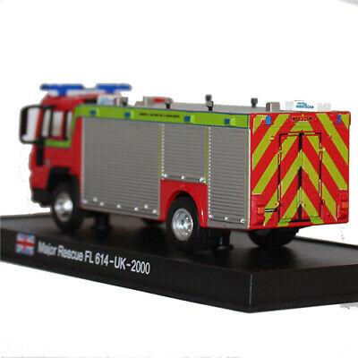 Red Base Major Rescue FL 614-UK-2000 volvo british fire truck 1/64 Truck view2