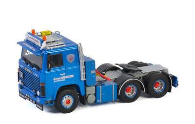 WSI SCANIA 1 SERIES 6X2 TAG AXLE space cab G. VAN DOESBURG 1/50 Truck Model view2