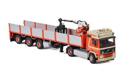 WSI VOLVO F16 4X2 BRICK TRAILER - 3 HUSKENS 1/50 DIECAST Truck Pre-built view2