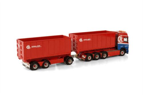 WSI 1/50 SCANIA R HIGHLINE CR20H 8X4 HOOKLIFT+HOOKLIFT CONTAINER 40M3 7 AXLE view3