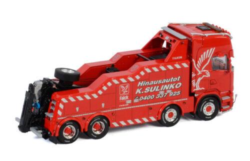 WSI SCANIA STREAMLINE TOPLINE FALKOM - 4 AXLE K. SULINKO OY 1/50 Model view3