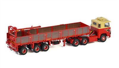 WSI 1/50 SCANIA 1 SERIES 6X2 TAG AXLE BRICK TRAILER CLASSIC-3 AXLE VAN OORT view3