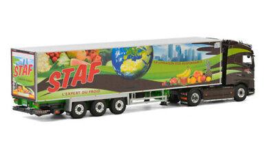 WSI VOLVO FH4 GLOBETROTTER 4X2 REEFER TRAILER STAF 1/50 DIECAST Truck model view3