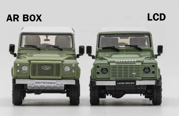 AR BOX vs LCD: 1:64 Defender 90 Comparison