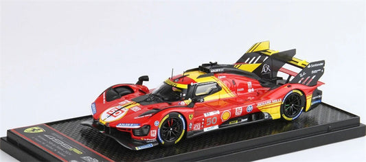 1:43 BBR MODELS Ferrari 499P Winner 24h Le Mans 2024 A.Fuoco/M.Molina #50 LTD view1