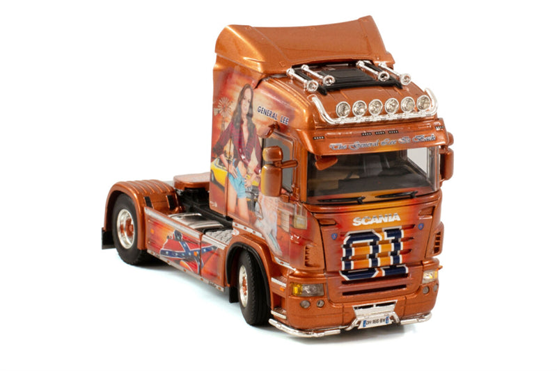 WSI SCANIA R5 HIGHLINE 4X2 Transports TMG 1:50 Truck Pre-built Model