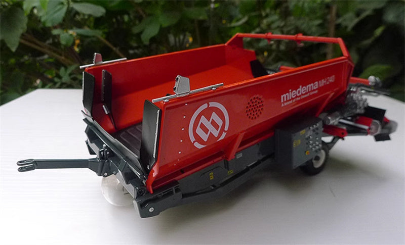 AT COLLECTIONS Dewulf Miedema MH 240 Potato Loading tractor trailer Red 1:32 Truck Accessories Pre-built Model