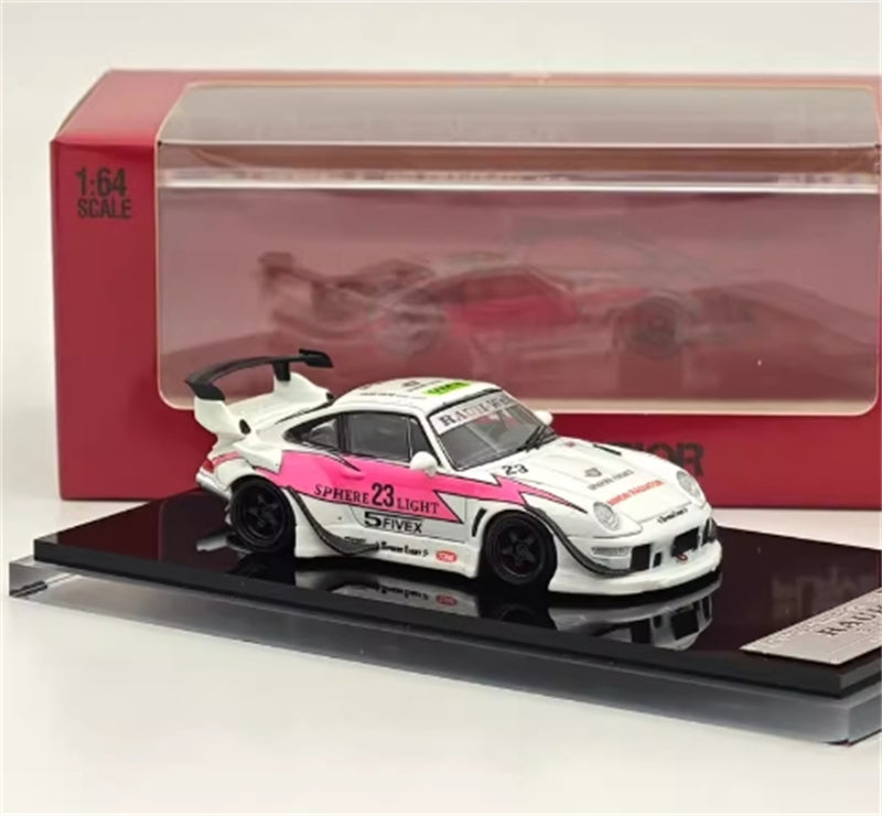 1:64 Porsche 911 RWB 993 Pink Lightning Night SW DIECAST Limited Edition 499pcs ONLY Model