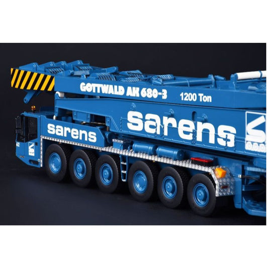 Sarens Gottwald AK 680-3 1200 Ton Crane 1:50 RESIN Truck Lorry