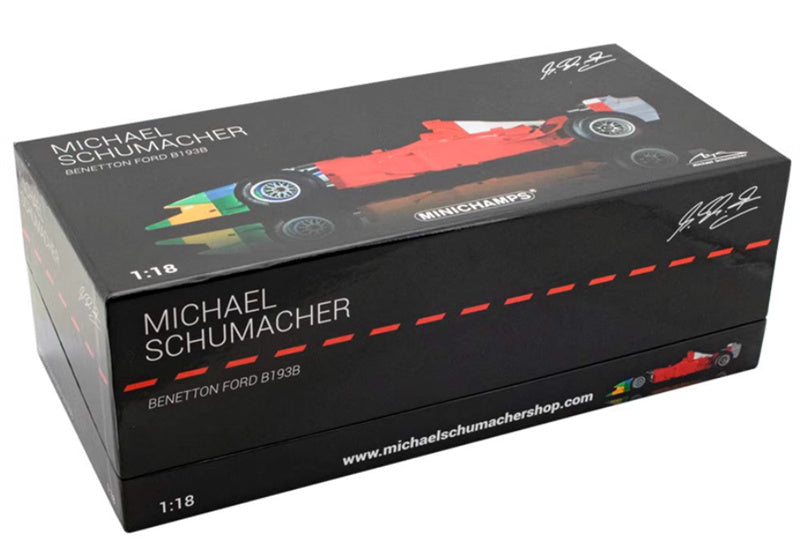MINICHAMPS Benetton Ford B193B Winner Portuguese GP 1993 Schumacher #5 1:18 DIECAST Car