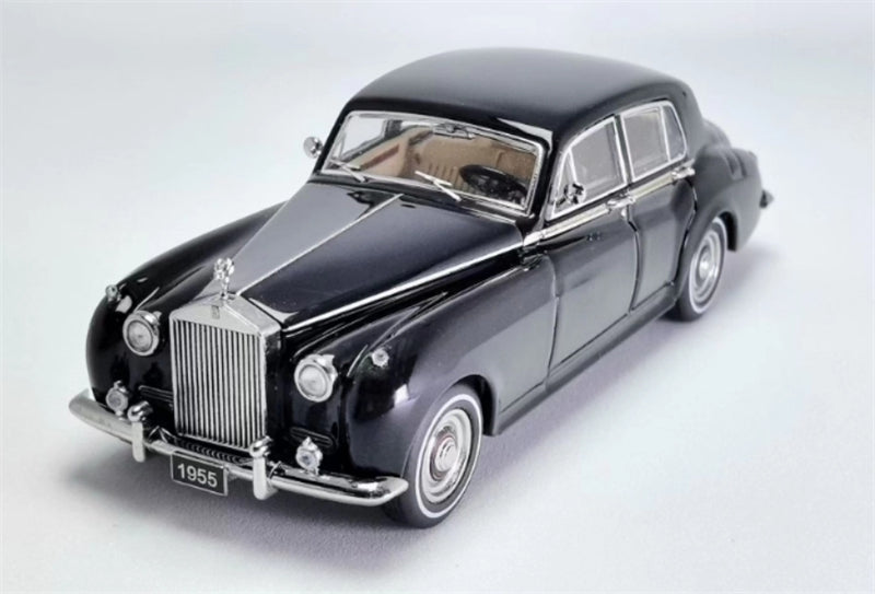 GFCC 1955 Rolls Royce Silver Cloud classic car Glossy Black LHD 1:64 car Pre-built Model view1