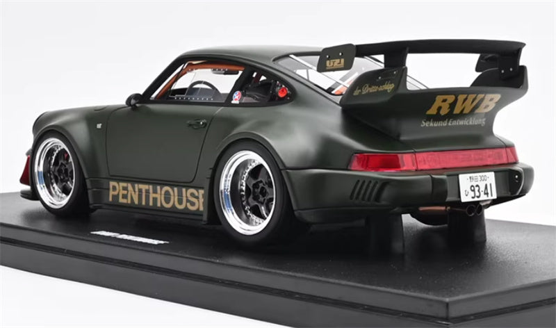 1:18 PORSCHE 911 964 RWB PENTHOUSE COUPE  Green  GT SPIRIT Limited Edition Resin Car Model