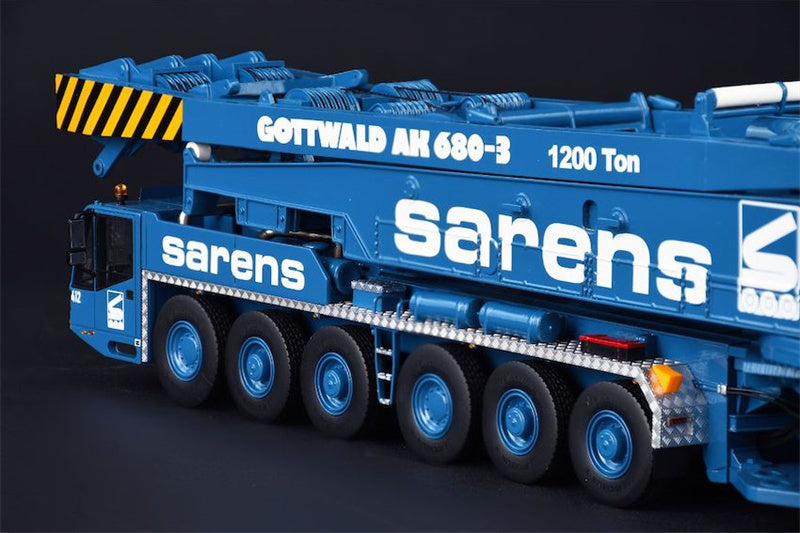 Sarens Gottwald AK 680-3 1200 Ton Crane 1:50 RESIN Truck Lorry