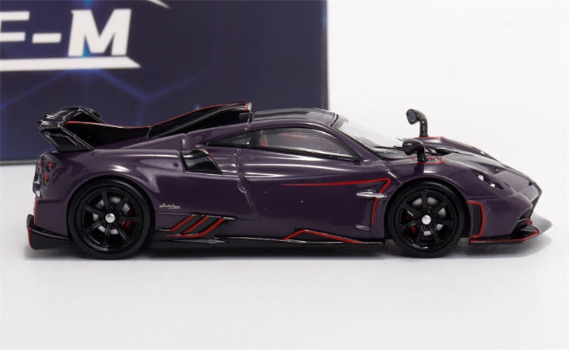 XF MODEL Pagani Imola supercar Purple 1:64 Car Pre-built Model view3