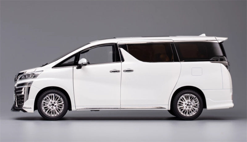 KengFai Toyota Vellfire MPV Business Vehicle white Right hand drive 1:18 Car Pre-built Model view6