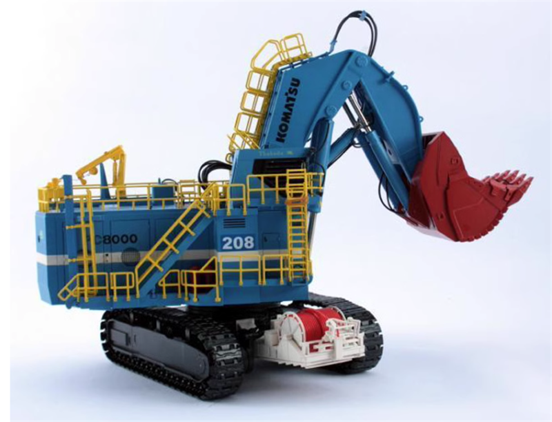BYMO KOMATSU Excavator PC8000-6 Electric Shovel "Jwaneng" 1:50 Truck Pre-a Model