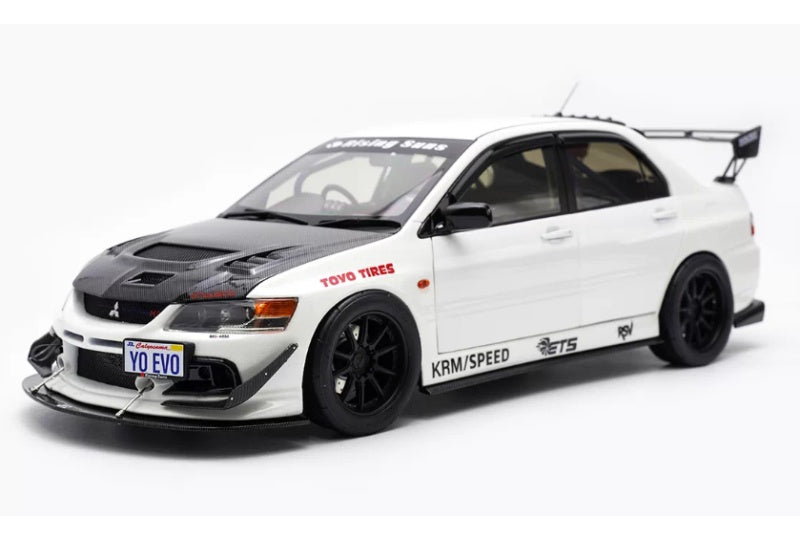 1:18 Mitsubishi EVO IX MR FQ-360  white Super A Limited Edition 399PCS ONLY DIECAST Model