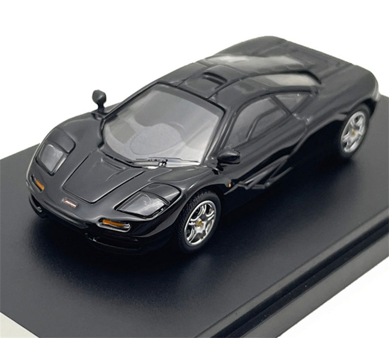 LCD-MODELS Mclaren F1 Super Car Midnight Black 1:64 car Pre-built Model view1