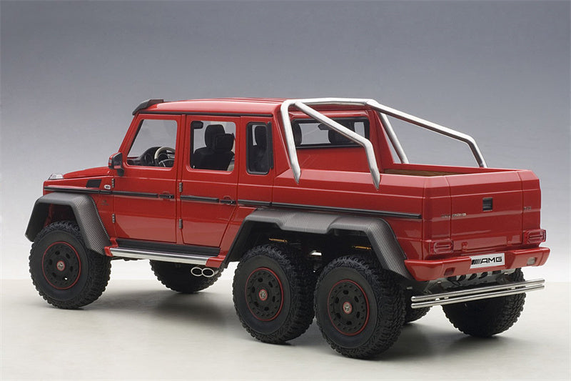 AUTOART MERCEDES BENZ G-CLASS G63 AMG 6X6 2013 Red 1/18 car Pre-a Model
