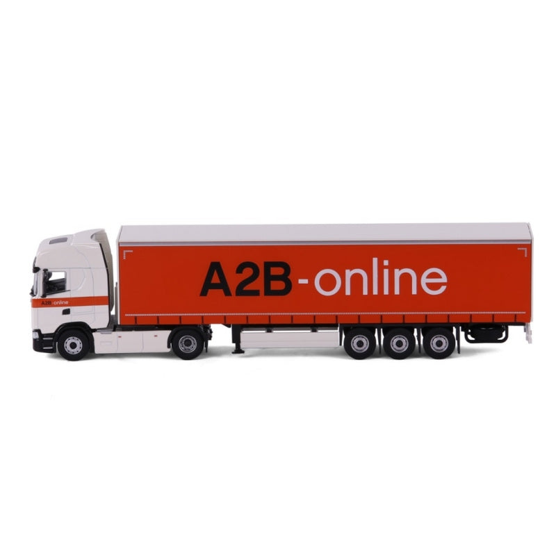 CAVALLINO Scania S A2B-Online Container Truck 1:50 Truck Pre-built Model