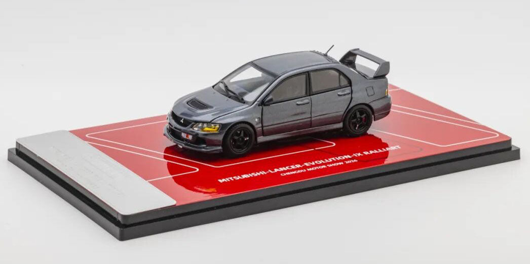 1:43 Mitsubishi Lancer Evolution IX EVO9 Rallyart GATHERJOY Diecast Model Grey