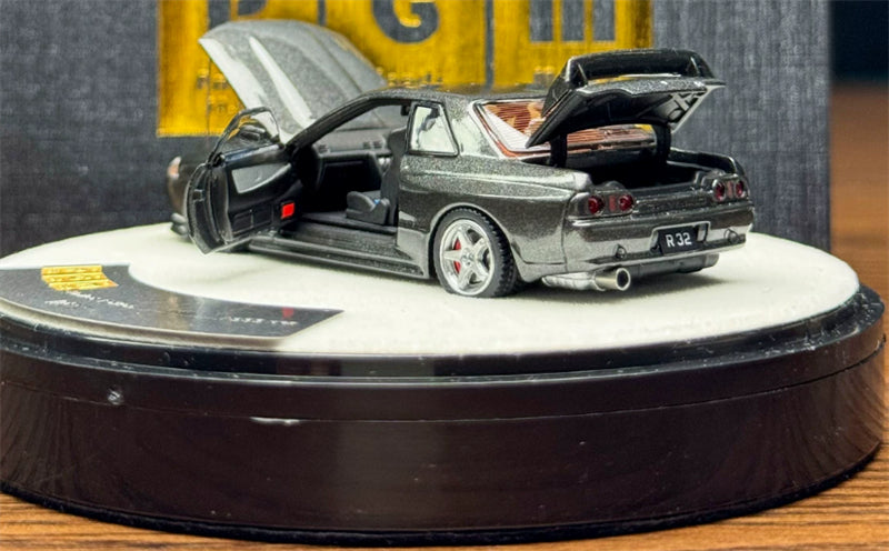 1:64 Nissan GTR R32  Metallic Gray PGM Deluxe Edition Limited Edition 999PCS ONLY DIECAST Model