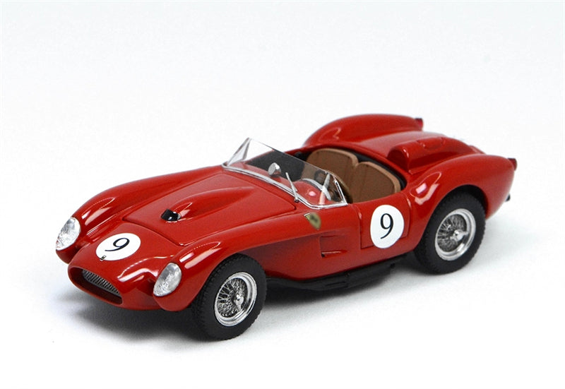 GFCC 1957 Ferrari 250 Testa Rossa Racing Red #9 LHD 1:64 car Pre-built Model view1