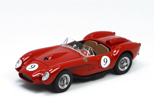 GFCC 1957 Ferrari 250 Testa Rossa Racing Red #9 LHD 1:64 car Pre-built Model view1