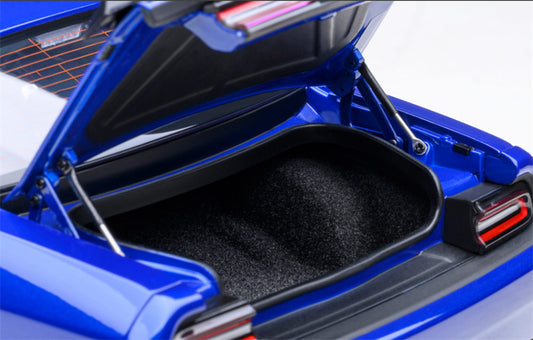 AUTOART Dodge Challenger R/T Scat Pack Widebody 2022 Indigo Blue 1:18 Car Pre-built Model view2