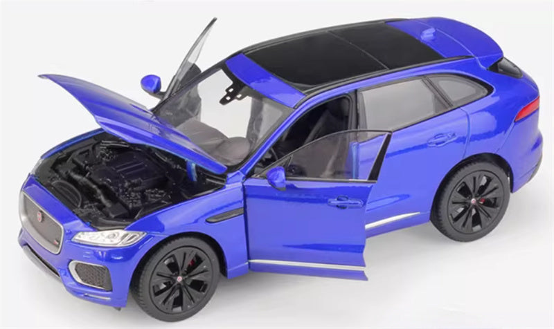 1:24 JAGUAR F-pace SUV  Blue  WELLY  DIECAST Car Model
