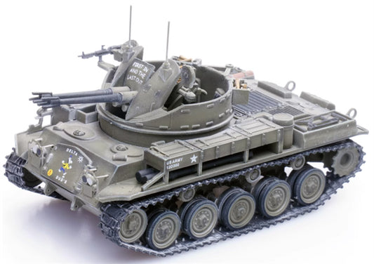 PANZERKAMPF M42 Duster.Vietnam II Field Force 5th Battalion 2nd Field Artillery Regiment 1:72 Tank Pre-built Model