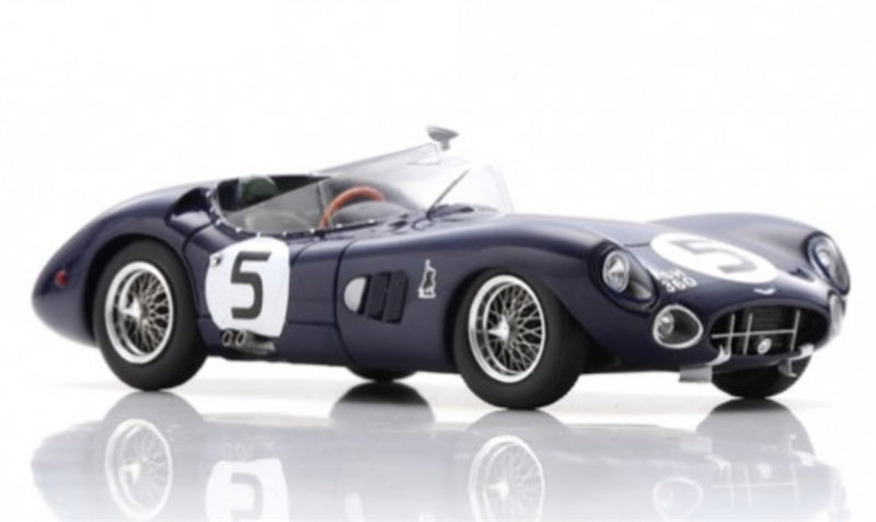 spark Aston Martin DBR1 #5 24H Le Mans 1961 Blue J.CLARK 1:43 Car Model view4
