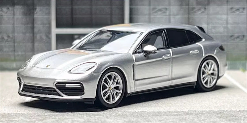 Furuya Porsche Panamera GT Silver Hunting Edition 1:64 car Pre-built Model view7