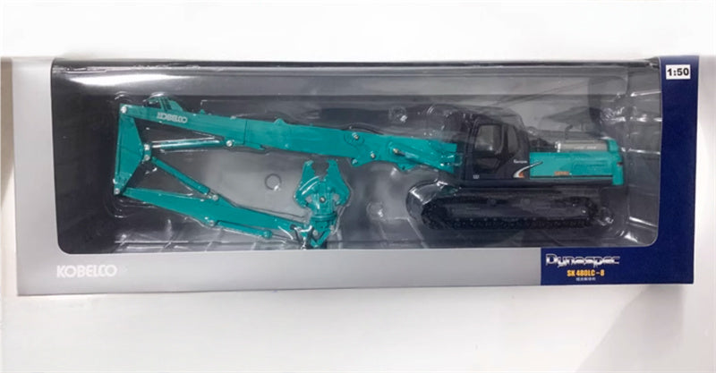 KOBELCO SK480LC-8 long arm building dismantling machine 1:50 Truck Pre-built Model