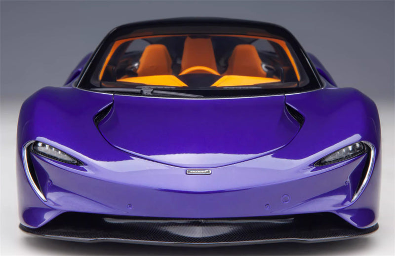 AUTOART McLaren Speedtail supercar Purple 1:18 Car Pre-built Model view8