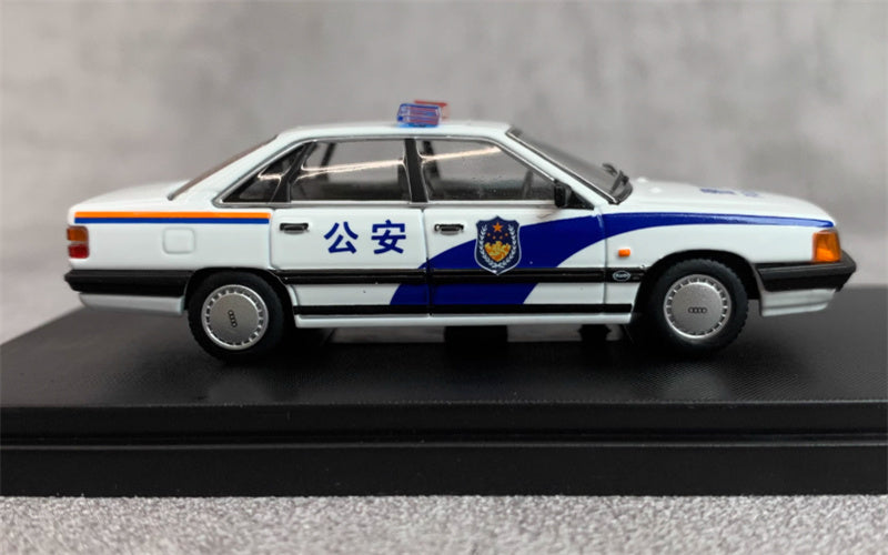 Rhino Model Audi 100 C3 Police car version 1:64 Car Pre-built Model view6